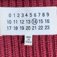 Maison Martin Margiela メゾンマルタンマルジェラ 12AW ドライバーズニット ジップアップ ボルドー S30HA0575 Size M 福生店