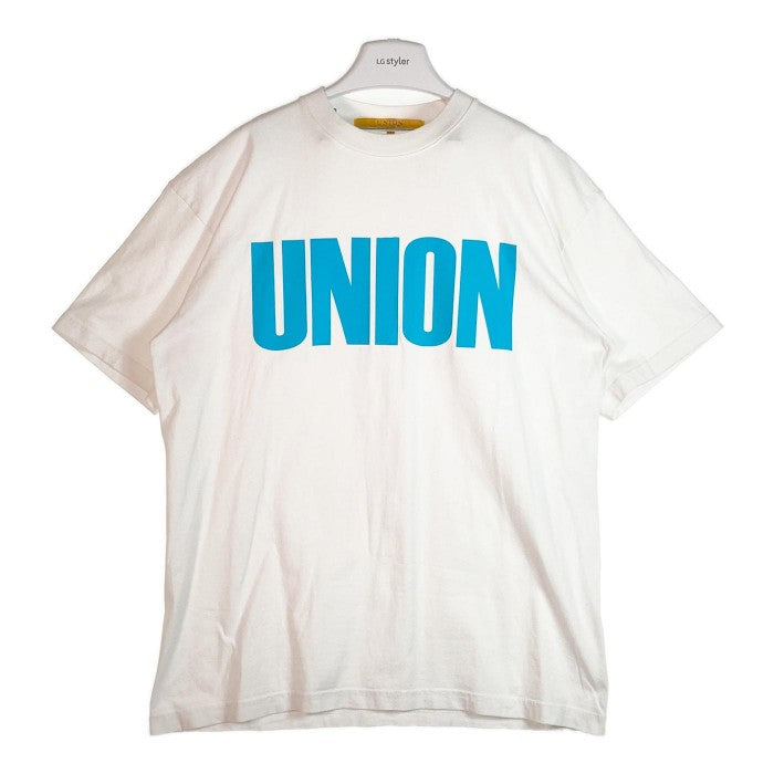 UNION LOS ANGELES ユニオン ロサンゼルス ロゴプリント半袖Tシャツ ホワイト size3 瑞穂店
