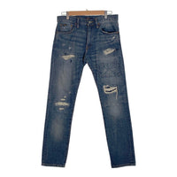 POLO RALPH LAUREN ポロラルフローレン USED リペア加工 テーパード デニムパンツ インディゴ Size 29×30 福生店