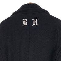 BOUNTY HUNTER バウンティーハンター PEA COAT ピーコート 袖ジップ 刺繡 ブラック Size M 福生店