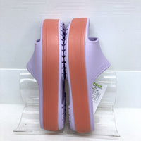 crocs クロックス タグ付き Crocband Platform Slide クロックバンドプラットフォームスライド 205631-5P9 ラベンダー size23cm 瑞穂店