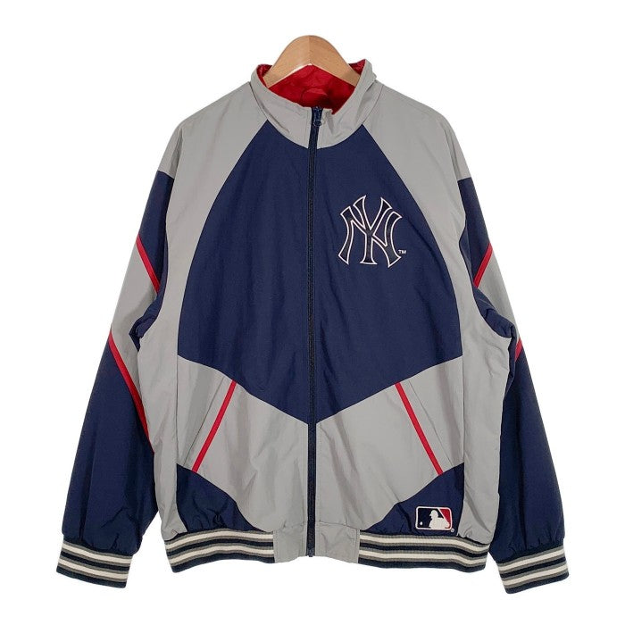 SUPREME シュプリーム 21AW New York Yankees Track Jacket ニューヨークヤンキース トラックジャケット  ネイビー グレー Size XL 福生店