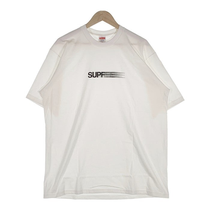 商品未開封 XL Supreme Motion Logo Tee Ash White - Tシャツ