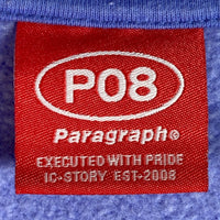 PARAGRAPH パラグラフ ファイヤープリント スウェット トレーナー パープル size- 瑞穂店