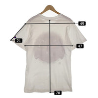 90's CHICAGO BULLS シカゴブルズ 5 TIME NBA CHAMPION Tシャツ PRO PLAYER 袖シングル 裾ダブル ホワイト Size L 相当 福生店