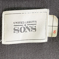 UNITED ARROWS & SONS ユナイテッドアローズアンドサンズ 5525-299-0726 CREW CARDIGAN ダークグレー sizeL 瑞穂店