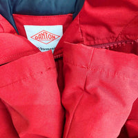 DANTON ダントン ファー付 タッサーダウンジャケッ レッド size34 瑞穂店