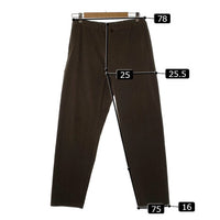 CONTEMPO コンテンポ YAECA ワイドテーパードスラックス ブラウン 59603 Size M 福生店