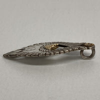 ARIZONA FREEDOM アリゾナフリーダム シルバー K18 アクセサリー ペンダント トップ ネックレス イーグル T-78 シルバー(SV925)×ゴールド(K18) 瑞穂店
