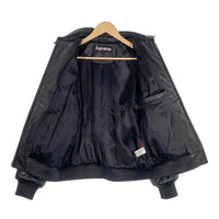 SUPREME シュプリーム 18AW Quilted Studded Leather Jacket キルト スタッズ レザージャケット 中綿 ブラック Size S 福生店