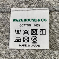 WAREHOUSE ウエアハウス Lot 4601 DIAMOND STATE プリントTシャツ 杢グレー Size M 福生店