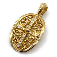 Chrome Hearts クロムハーツ 22K CLSC OVAL PAVE DIA クラシックオーバル パヴェダイヤ ペンダントトップ 福生店