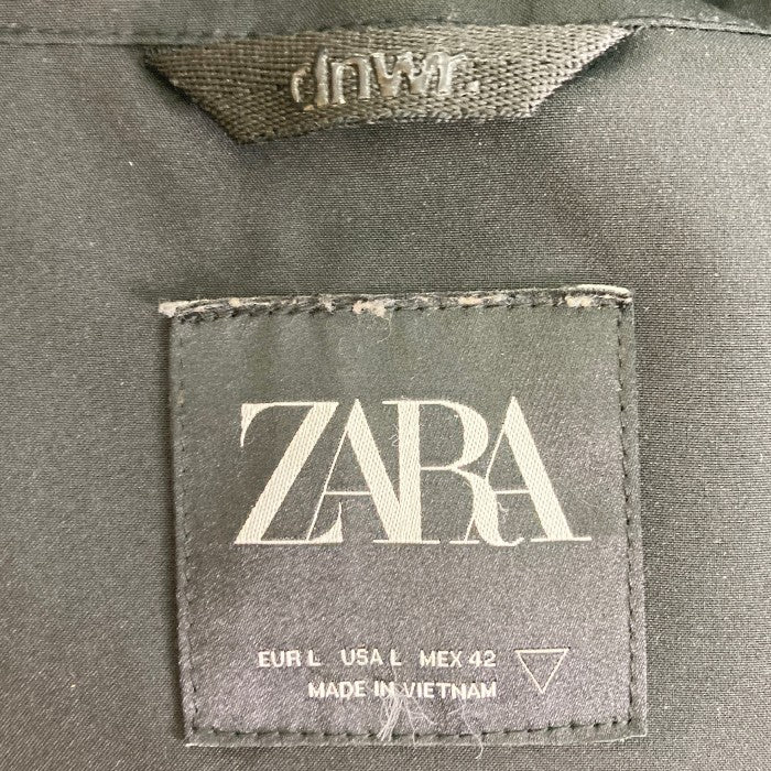 ZARA ザラ ダウンベスト パフベスト dnwr ブラック sizeL 瑞穂店