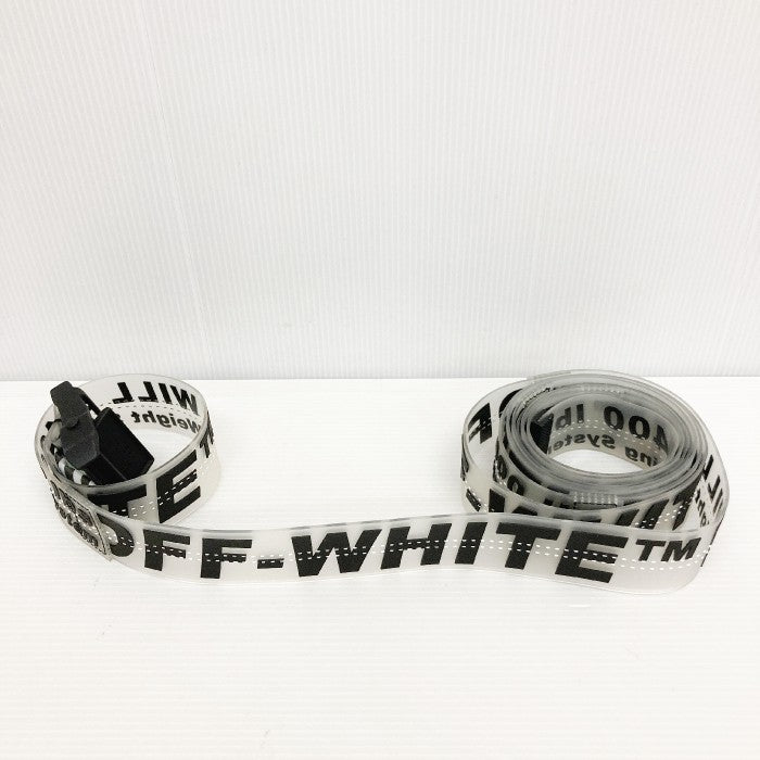OFF-WHITE オフホワイト ラバーベルト クリア 瑞穂店