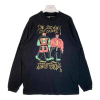 US古着 80's~90’s プリントL/S Tシャツ ブラック sizeFree 瑞穂店