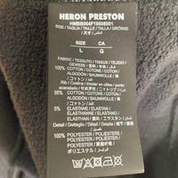 Heron Preston ヘロンプレストン 19AW Hoodir プルオーバー パーカー グラフィックプリント ブラック HMBB004F19808001 Size L 福生店