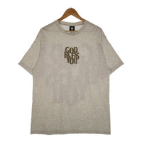 GOD BLESS YOU ゴッドブレスユー プリントTシャツ 杢グレー Size XL 福生店