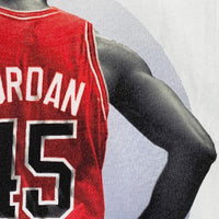 90's NIKE ナイキ Michael Jordan マイケルジョーダン JORDAN’S BACK 45 Tee プリントTシャツ ホワイト USA製 デッドストック ① Size XL 福生店