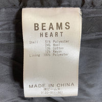 BEAMS HEART ビームスハート ライダースロングコート ブラウン sizeL 瑞穂店
