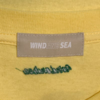 WIND AND SEA ウィンダンシー フロント刺繍 Tシャツ WDS-CS-294 イエロー Size XL 福生店
