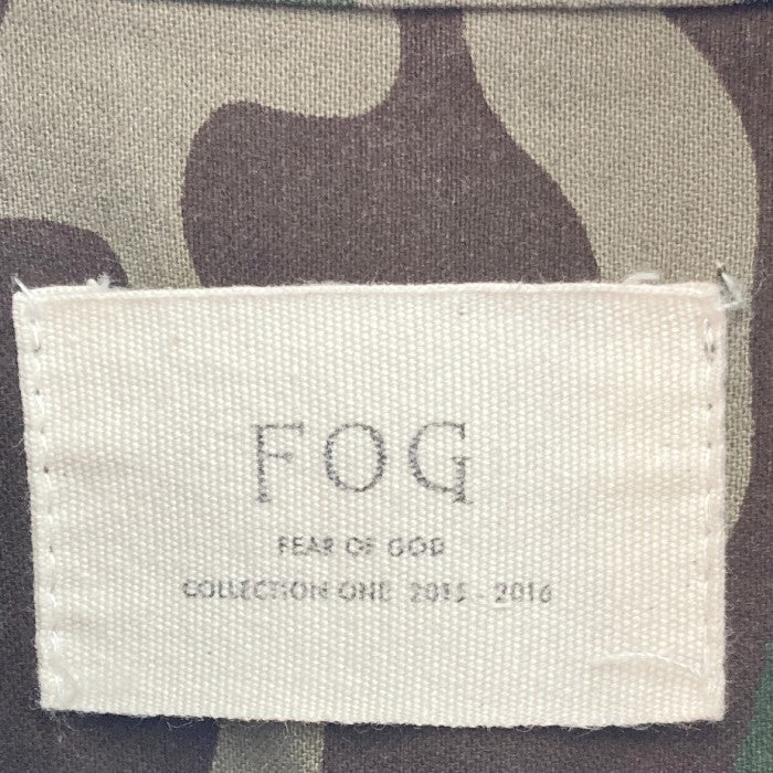 FEAR OF GOD フィア オブ ゴッド AF-18410349 15SS SIDE ZIP CAMO