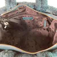 KATE SPADE ケイトスペード Ella Faux Shearling Small Tote フェイクシアリングファー2WAY K9390 グリーン 瑞穂店