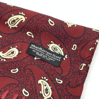 WEARMASTERS ウエアマスターズ ペイズリー柄 スカーフ レッド アトラクションズ 福生店