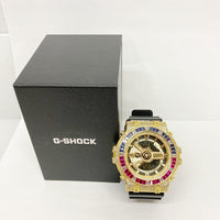 G-SHOCK ジーショック CASIO カシオ GA-110GB-1AJF 5146 カスタム 腕時計 時計 ウォッチ ラインストーン ブラック 箱あり 瑞穂店
