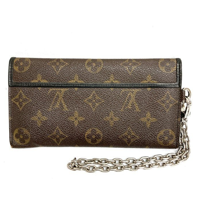 LOUIS VUITTON ルイヴィトン M60168 ポルトフォイユ ロン チェーン付三