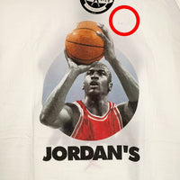 90's NIKE ナイキ Michael Jordan マイケルジョーダン JORDAN’S BACK 45 Tee プリントTシャツ ホワイト USA製 デッドストック ② Size XL 福生店