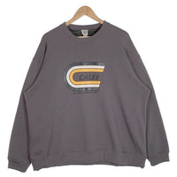 CALEE キャリー 21AW Bomber Heat Crew Neck Sweat ボンバーヒート クルーネックスウェットトレーナー グレー CL-21AW066 Size L 福生店