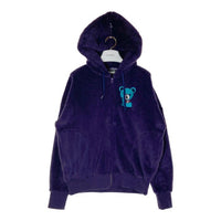 HYSTERIC GLAMOUR ヒステリックグラマー HELLO BEAR刺繍ビッグパーカー パープル sizeFREE 瑞穂店