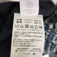 STUSSY ステューシー フランエルワークジャケット ブルー sizeM 瑞穂店