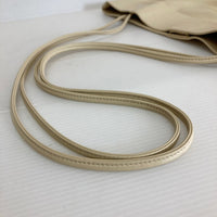 MODERN WEAVING モダン ウィービング SLIM LAMB OVAL BUCKET バッグ ベージュ 瑞穂店