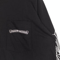 Chrome Hearts クロムハーツ Dagger Eye Chart L/S Tee ダガーアイチャート ロングスリーブ Tシャツ プリント ポケット ブラック Size XL 福生店