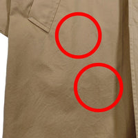 Gymphlex ジムフレックス スーピマコットン ステンカラーコート ベージュ 14S-KWS-001 Size M 福生店