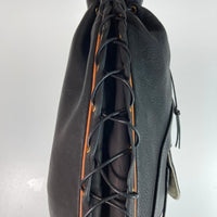 THE FLAT HEAD フラットヘッド DMB-04K ストックバーグ ディアスキンショルダーバッグ ブラック 瑞穂店