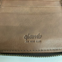 GLAMB グラム JAM HOME MADE ジャムホームメイド グラム glamb GAUDY ファスナーショートウォレット 二つ折り財布 ブラウン 瑞穂店