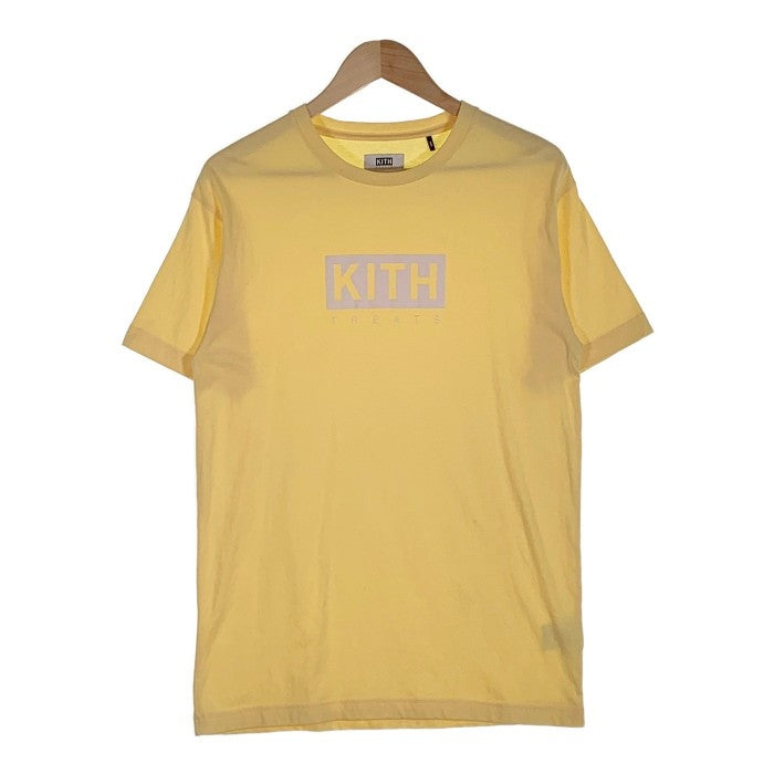 KITH TREATS キス トリーツ ボックスロゴ プリント Tシャツ イエロー Size S 福生店