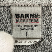 WAIPER ワイパー BARNS バーンズ スウェットクルーネック トレーナー 加工 チャコール Size L 福生店