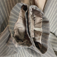 GIORGIO ARMANI ジョルジオアルマーニ ロングジャケット グレー×ベージュ size46 瑞穂店