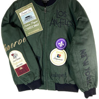HUF ハフ STRATFORD TOUR JACKET JK00408 23AW ストラトフォード ツアー ジャケット グリーン sizeM 瑞穂店