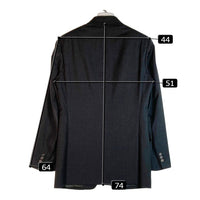 PRADA プラダ ヴァージンウール 2B セットアップ ブラック size44 瑞穂店