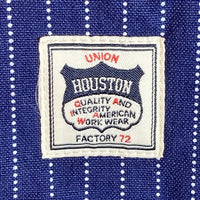 HOUSTON ヒューストン ウォバッシュ 中綿 ワッペンベスト インディゴ sizeXL 瑞穂店