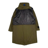 LANVIN en Blue ランバン オン ブルー フィッシュテール 切替 コート Size 48 福生店