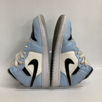 NIKE ナイキ 555112-401 AIR JORDAN 1 MID GS エアジョーダン 1 ブルー size24cm 瑞穂店
