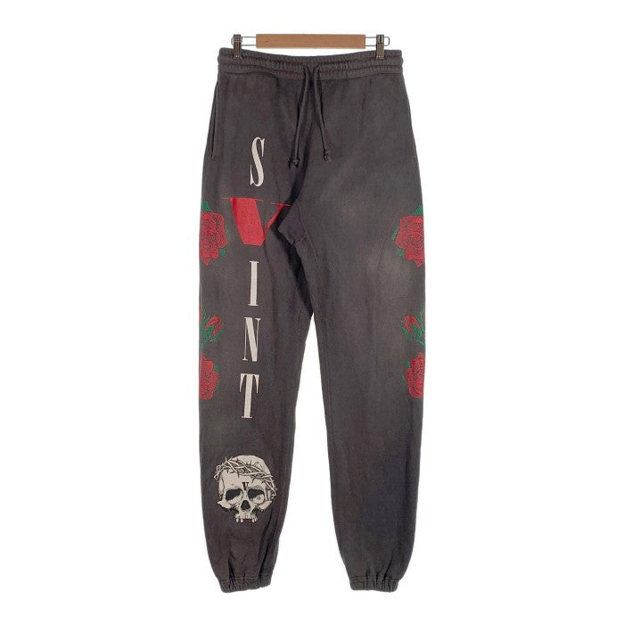 SAINT MICHAEL セントマイケル 22SS VLONE ヴィーロン Sweat Pants スウェットパンツ チャコール  SM-S22-0000-072 Size S 福生店