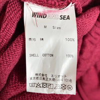 WIND AND SEA × GOD SELECTION XXX / ウィンダンシー × ゴッドセレクショントリプルエックス 20SS SWEAT SHORTS スウェット ショートパンツ ワインレッド sizeM 瑞穂店