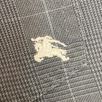 BURBERRY BLACK LABEL バーバリー ブラックレーベル グレンチェック センタープレス パンツ グレー size76 瑞穂店