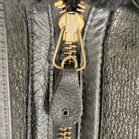 Schott ショット B-3 ミリタリー ムートン フライトジャケット ブラック Size 32 福生店